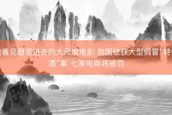 能看见器官进去的大尺度电影 我国破获大型假冒“特供酒”案 七家电商将被罚